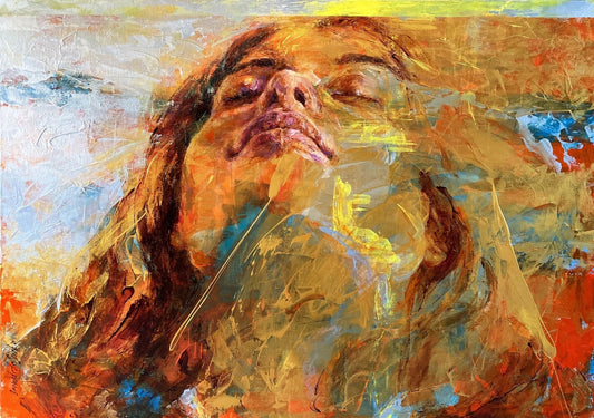 Awe for life (100 x 140cm) - ArtFusion.nl