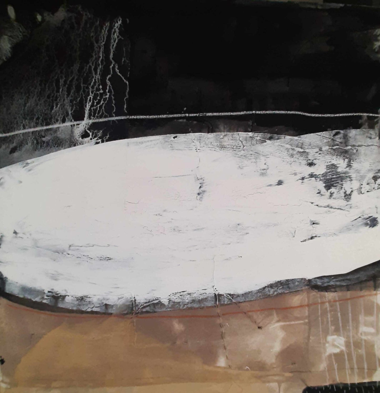 Fluid seasons no 6 (100 x 100cm) - ArtFusion.nl