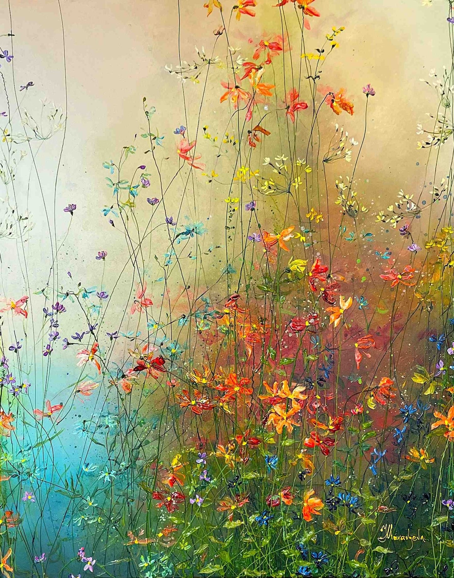 Into the deep (100 x 80cm) - ArtFusion.nl