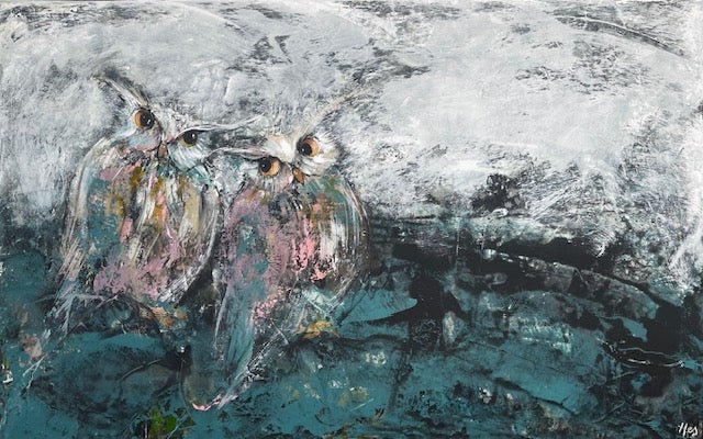 Luisteren (100 x 160cm) - ArtFusion.nl