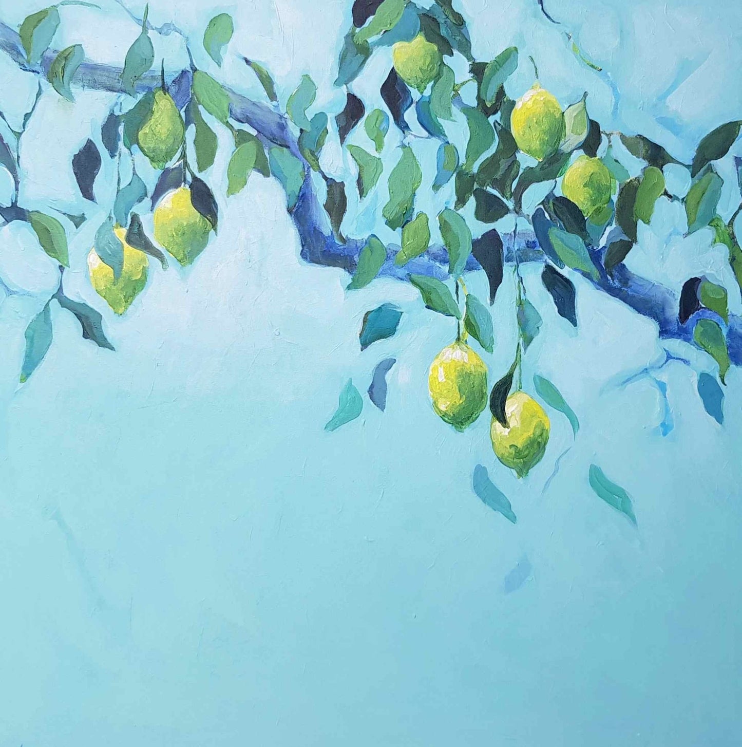 The lemons (80 x 80cm) - ArtFusion.nl