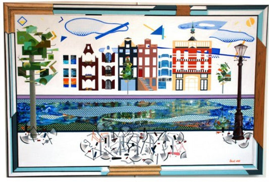 Amsterdam U (80 x 120cm) - ArtFusion.nl