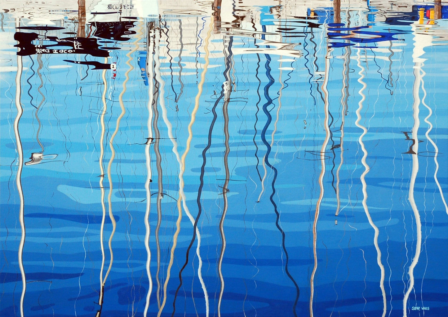Big blue (100 x 140cm) - ArtFusion.nl