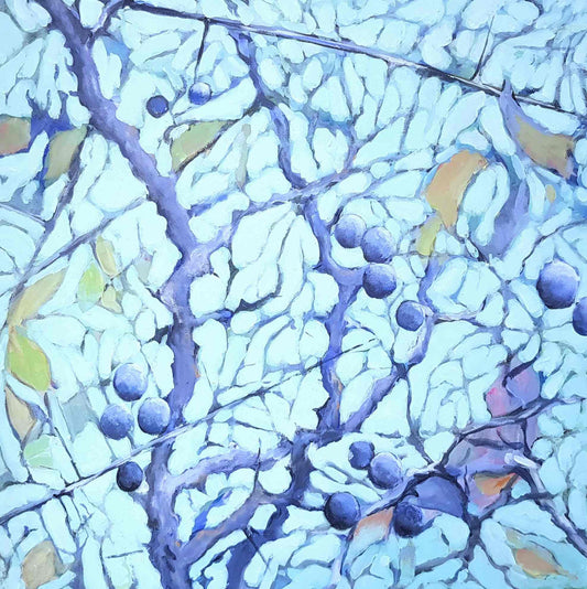 Blackthorn berries (80 x 80cm) - ArtFusion.nl