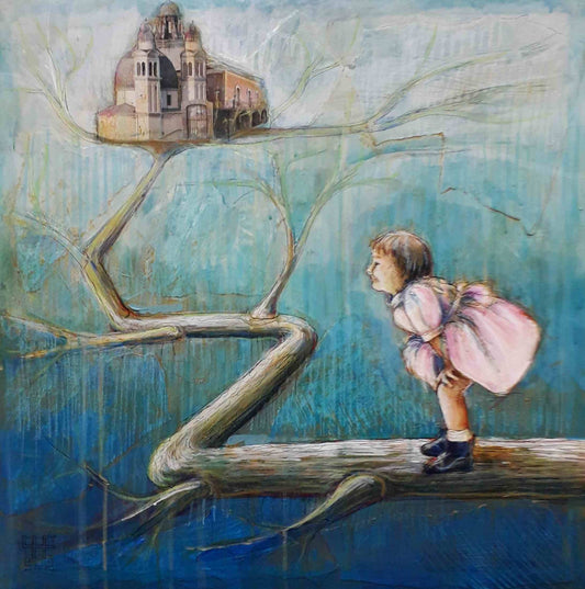 Boomkasteel (60 x 60cm) - ArtFusion.nl