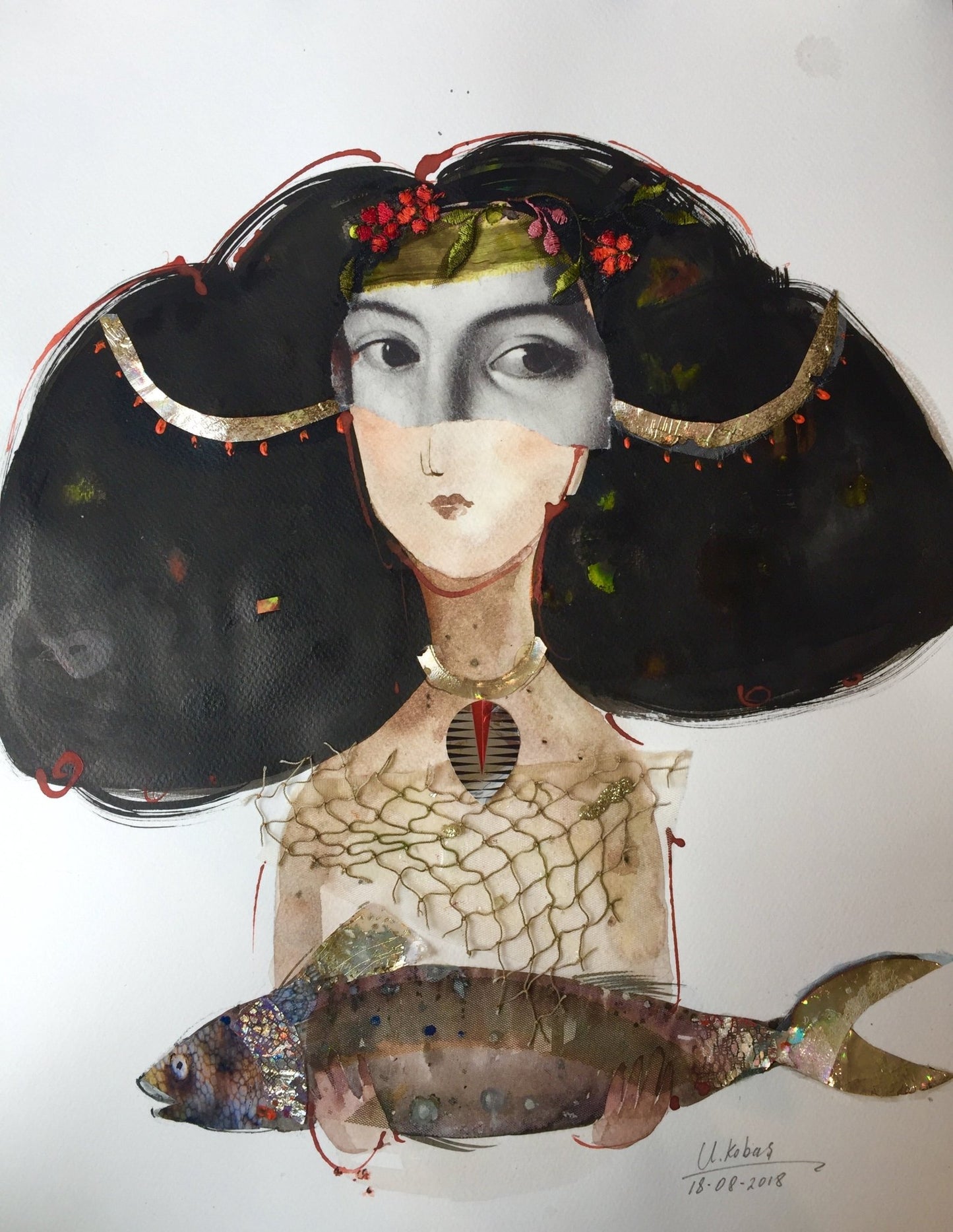 Collage 1 (75 x 50cm) - ArtFusion.nl