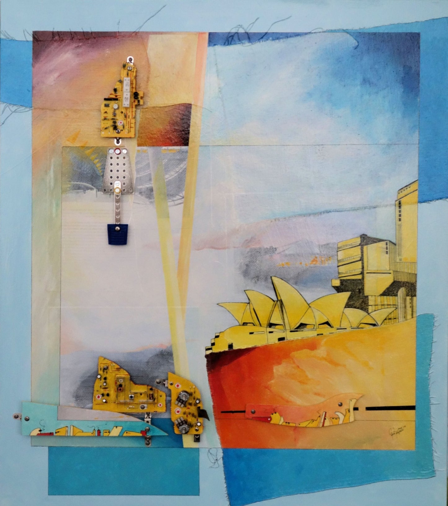 Constructie 7 (70 x 80cm) - ArtFusion.nl