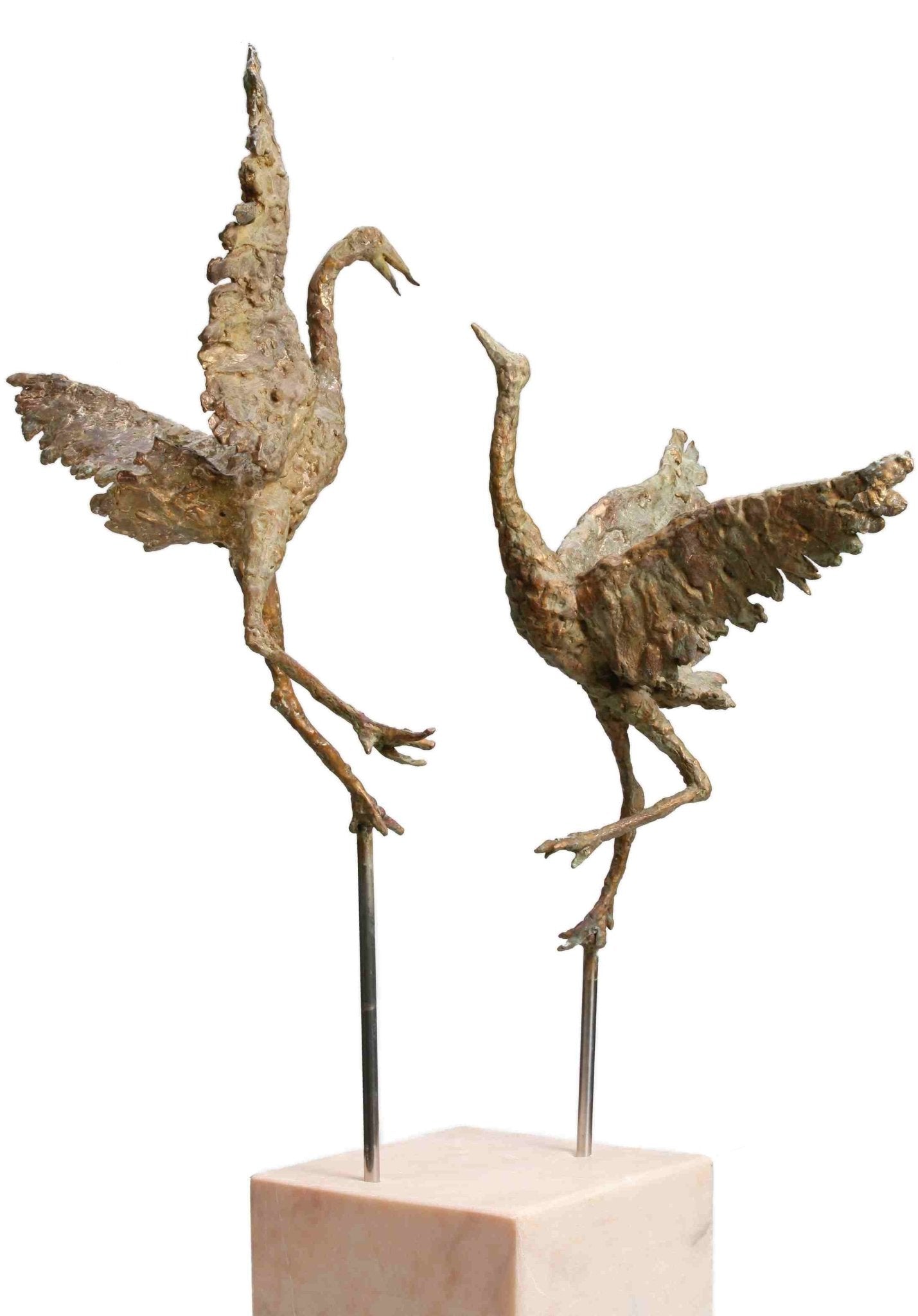 Dansende kraanvogels - ArtFusion.nl