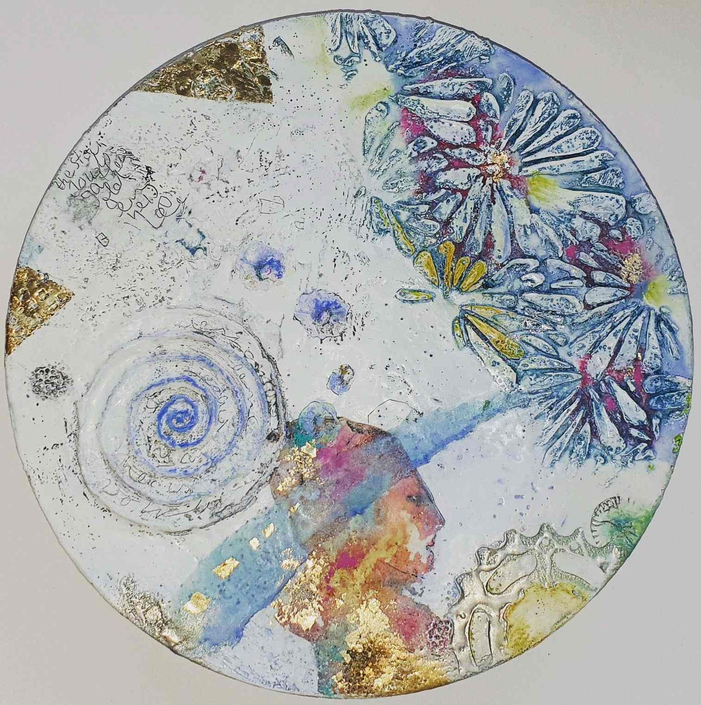Memories I (20cm rond) - ArtFusion.nl
