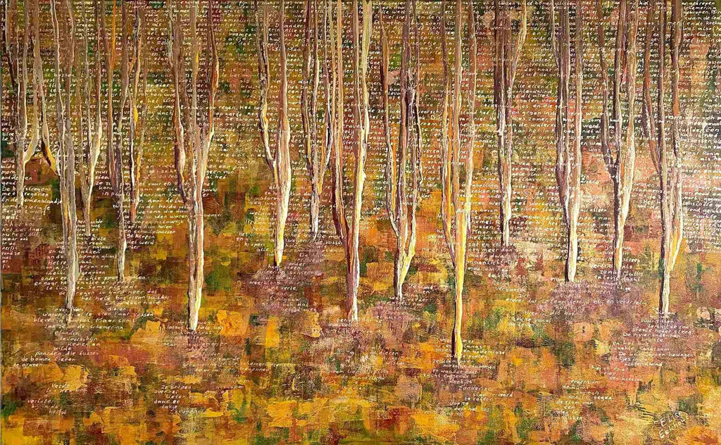 Mysterious Forest (100 x160cm) - ArtFusion.nl