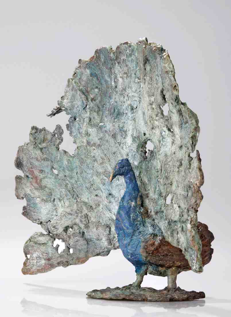 Pauw (27 x 35 x 18cm) - ArtFusion.nl