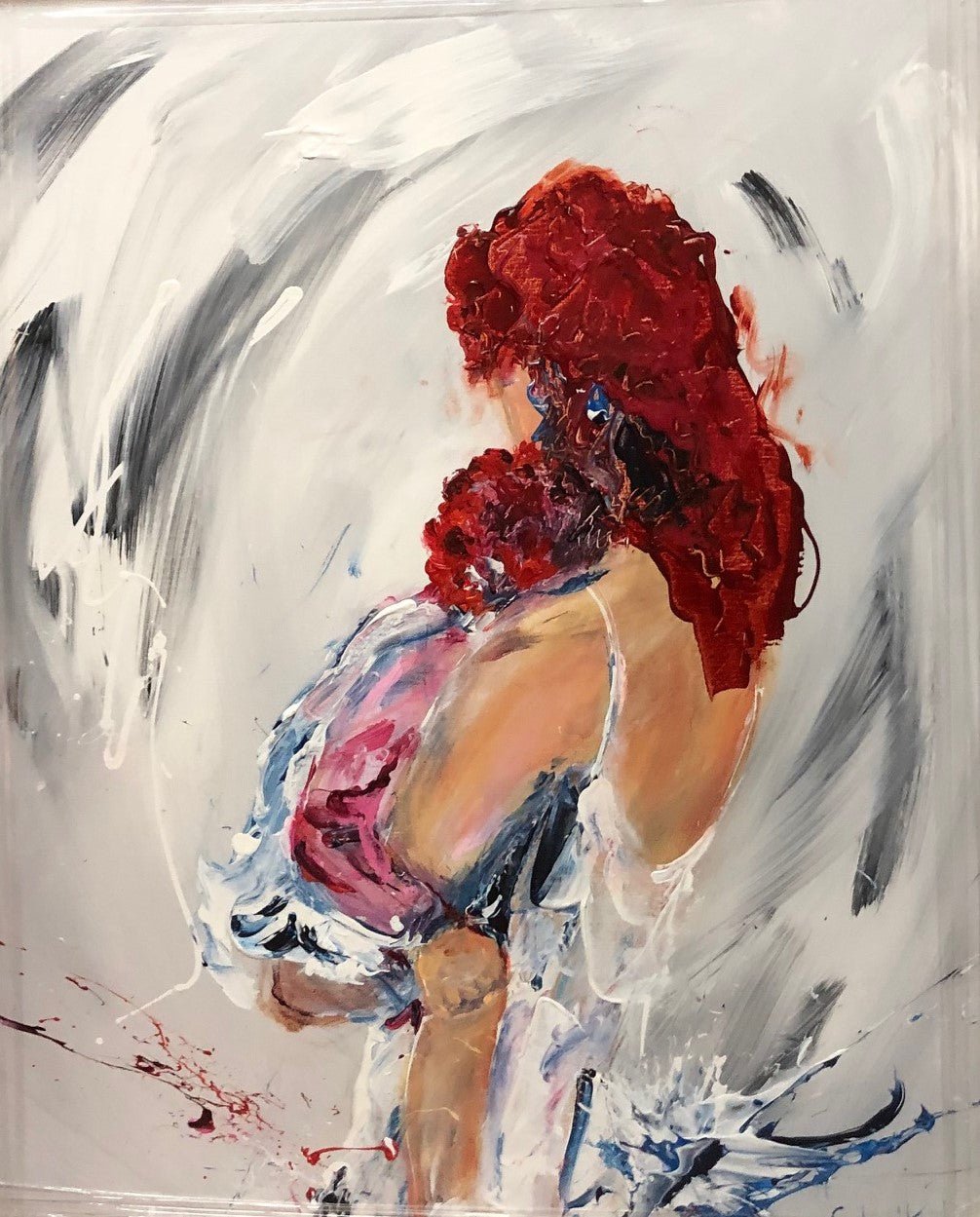 The family (100 x 80cm) - ArtFusion.nl