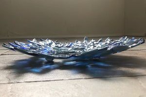 Blauwe schaal - Glas - ArtFusion.nl