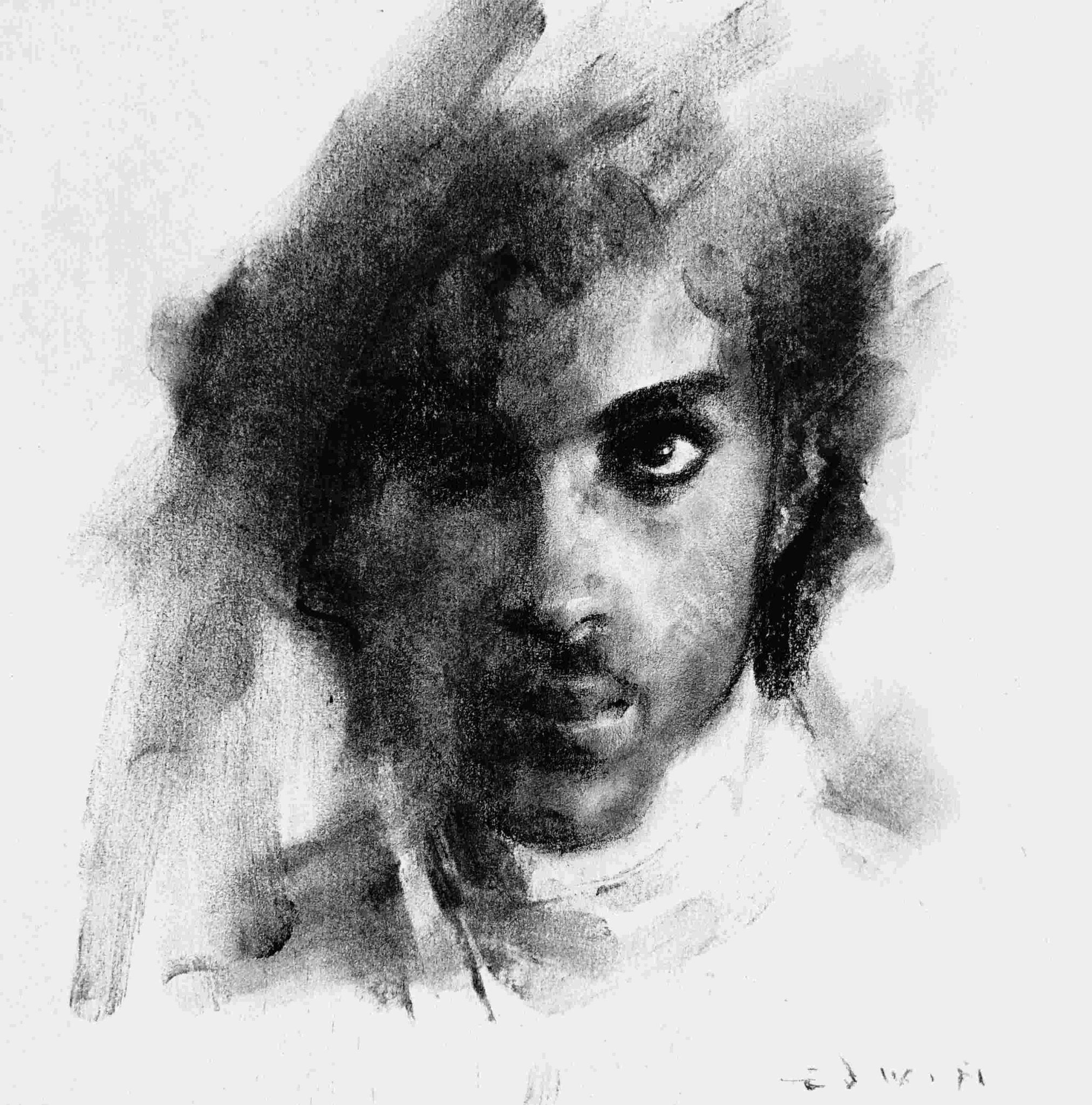 Portraits - charcoal (Example) - ArtFusion.co.uk