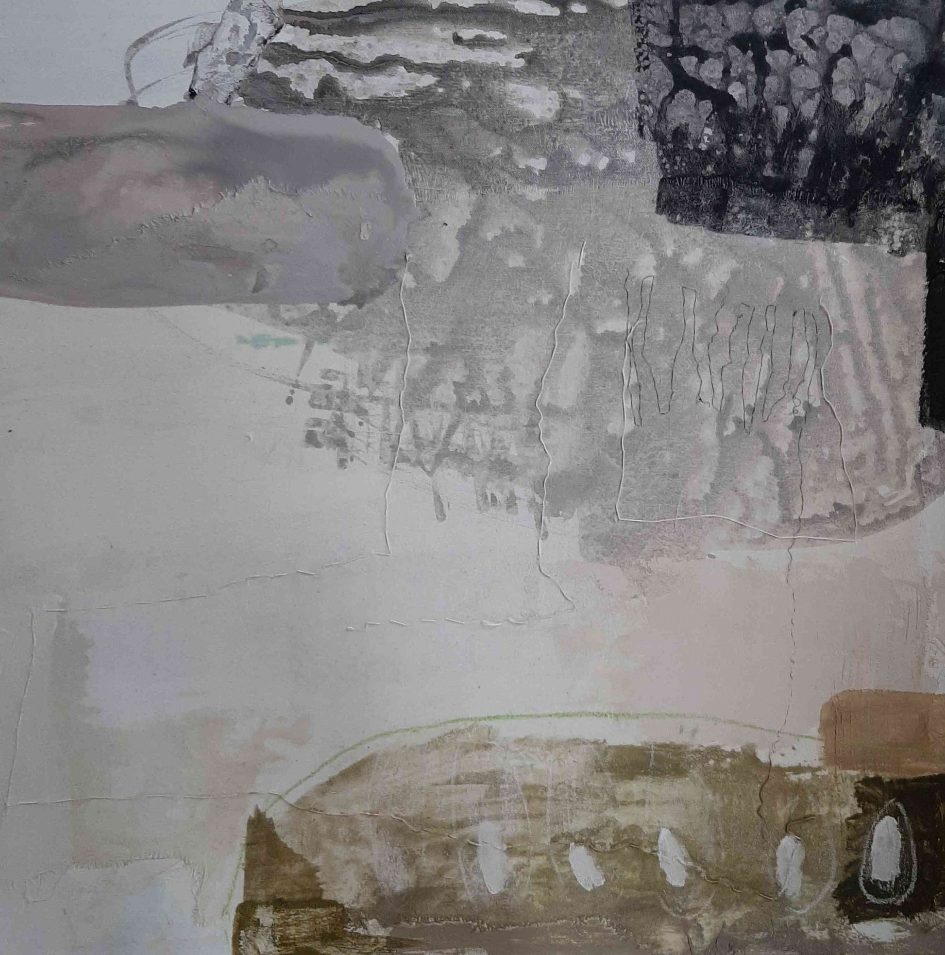 Fluid seasons no 4 (100 x 100cm) - ArtFusion.nl