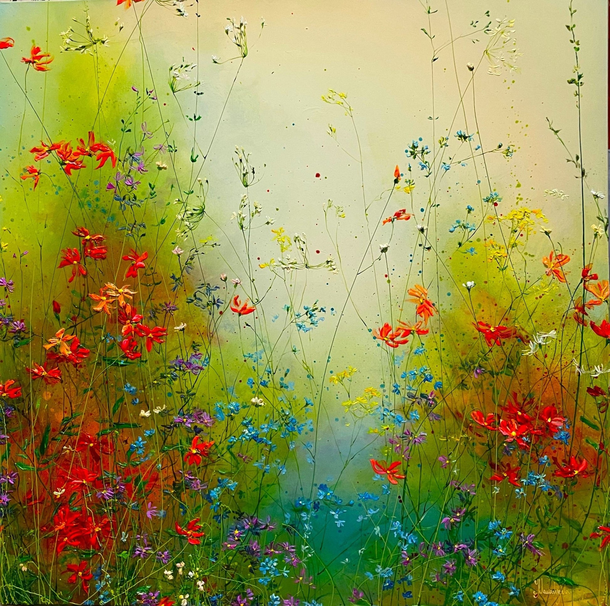 Radiant (110 x 110cm) - ArtFusion.nl