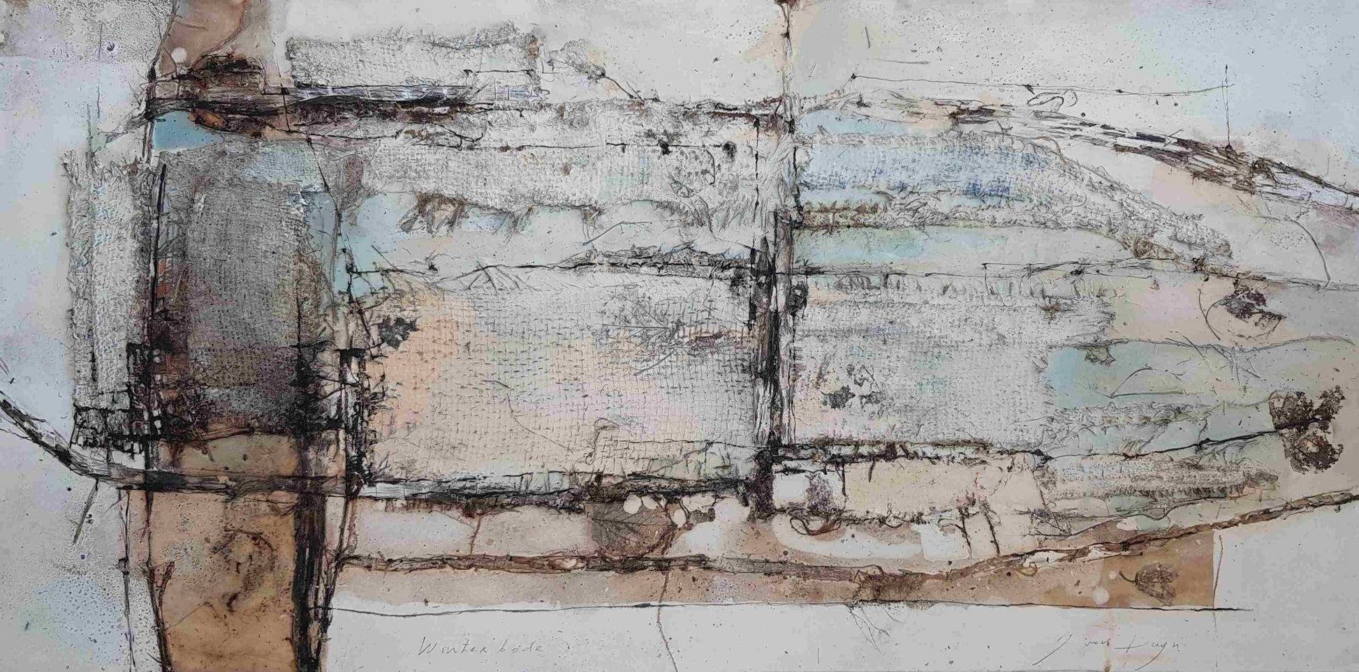 Winterbode (120 x 60cm) - ArtFusion.nl