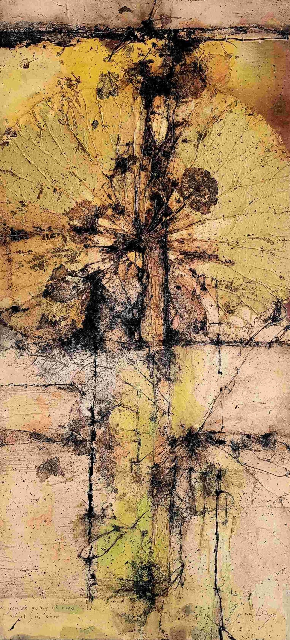You're going to reap just what you sow (60 x 120cm) - ArtFusion.nl