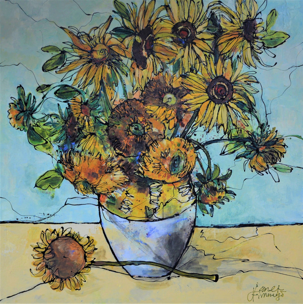 After van Gogh (150 x 150cm) - ArtFusion.nl