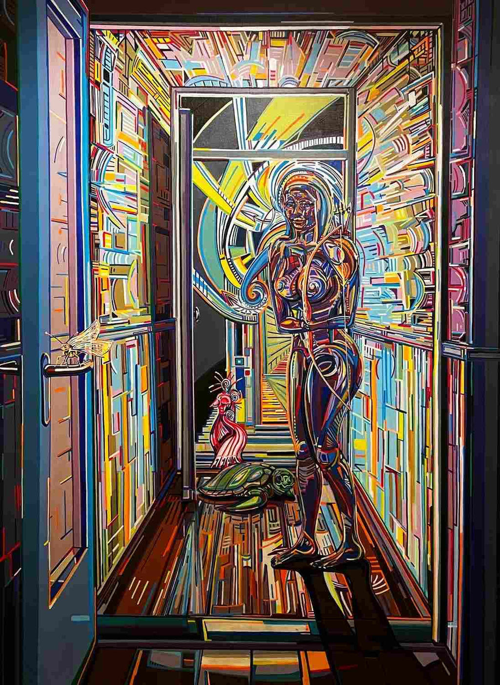Before black and white (200 x 150cm) - ArtFusion.nl