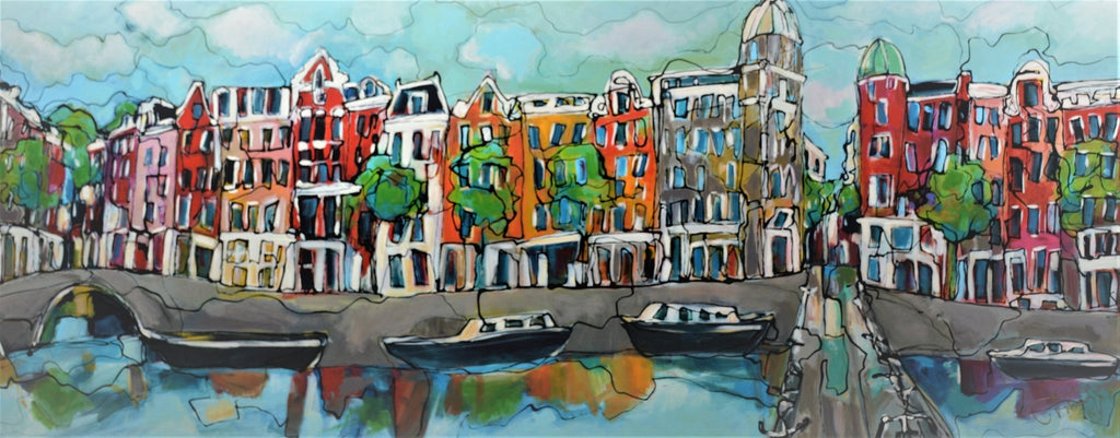 Big Amsterdam (120 x 300cm) - ArtFusion.nl