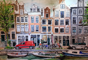 Bloemgracht (70 x 100cm) - ArtFusion.nl