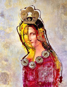 Da Vinci lady (120 x 100cm) - ArtFusion.nl