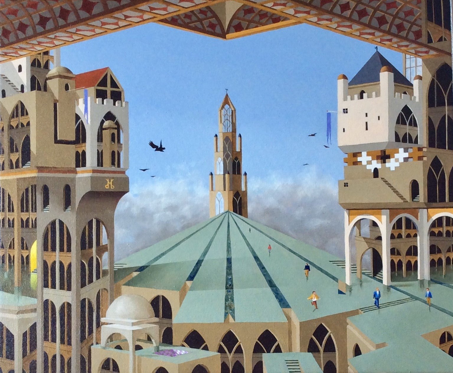 Eindpunt (50 x 60cm) - ArtFusion.nl