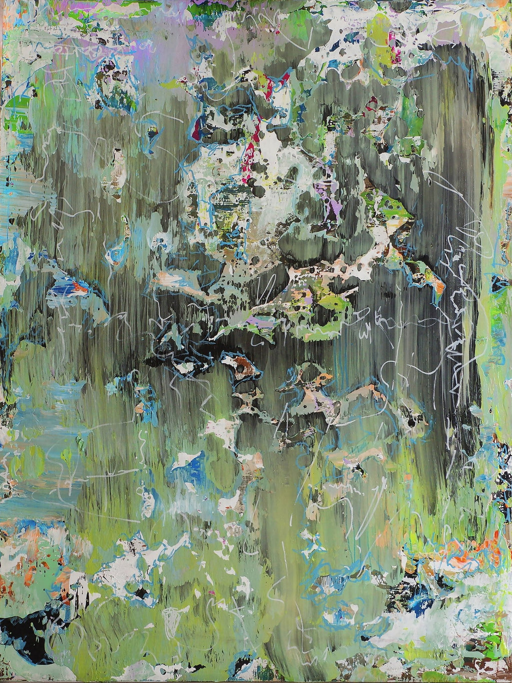 Enjoying summergreen Opus 32 - (80 x 60cm) - ArtFusion.nl