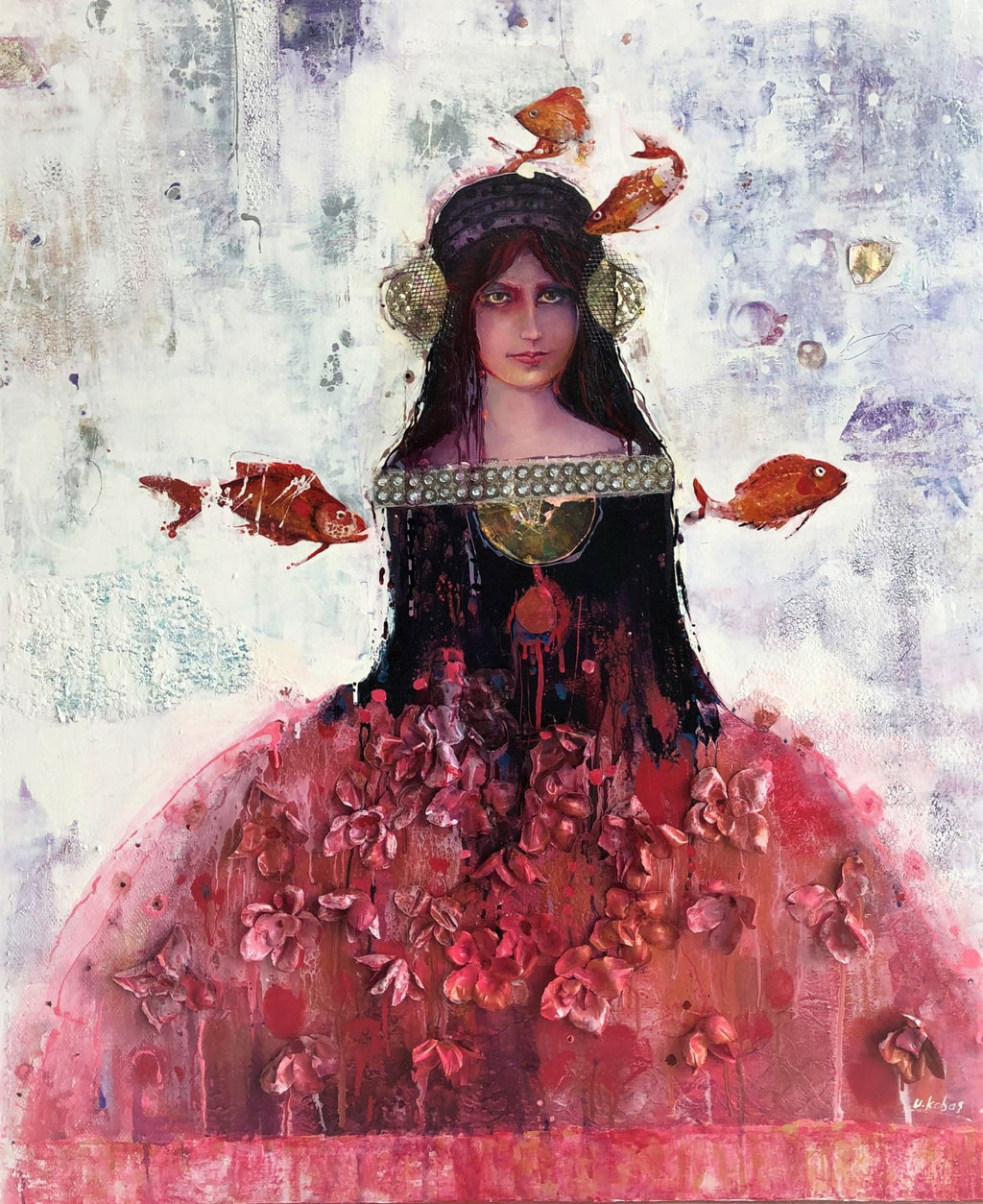 Fisherman's daughter II (120 x 100cm) - ArtFusion.nl