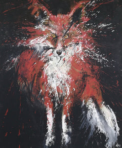 Follow the fox (120 x 100cm) - ArtFusion.nl