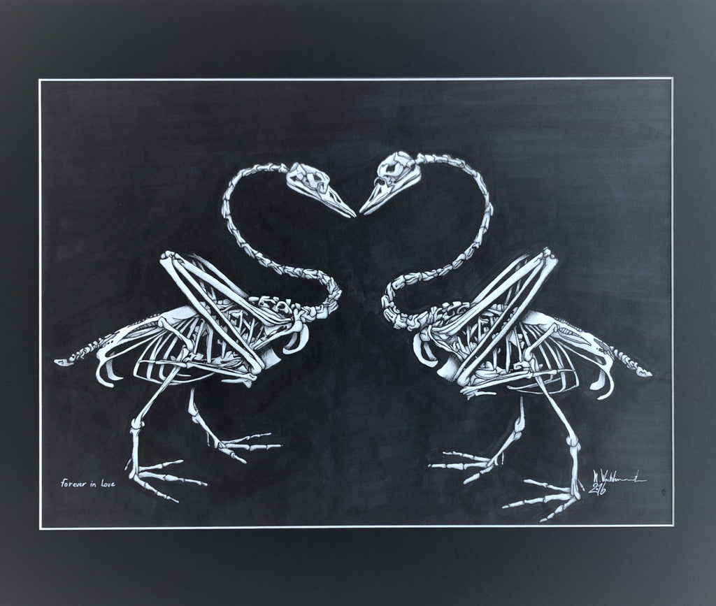Forever in love (50 x 41cm) - gemengde technieken / mixed techn. - ArtFusion.nl
