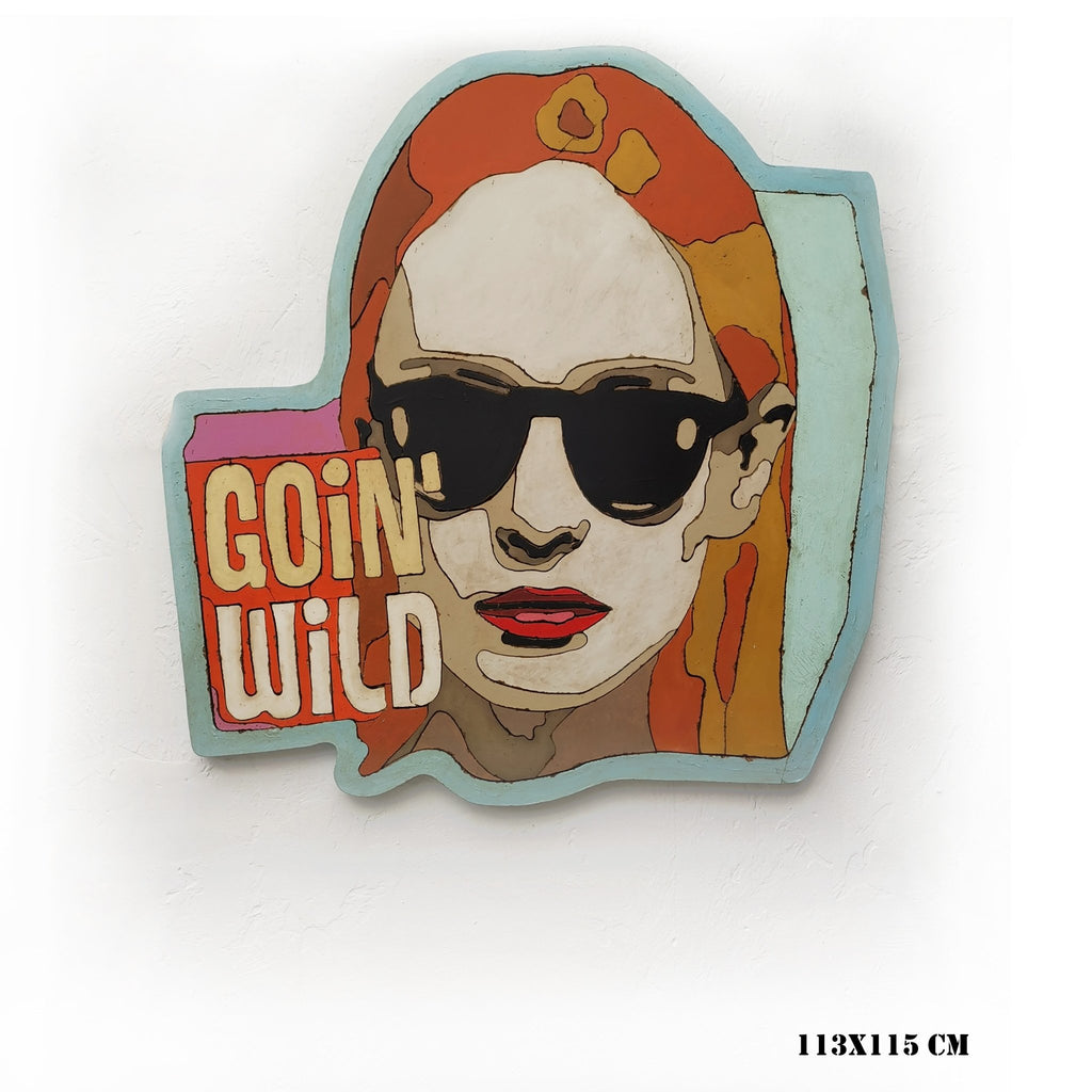 Going wild (115 x 115cm) - ArtFusion.nl