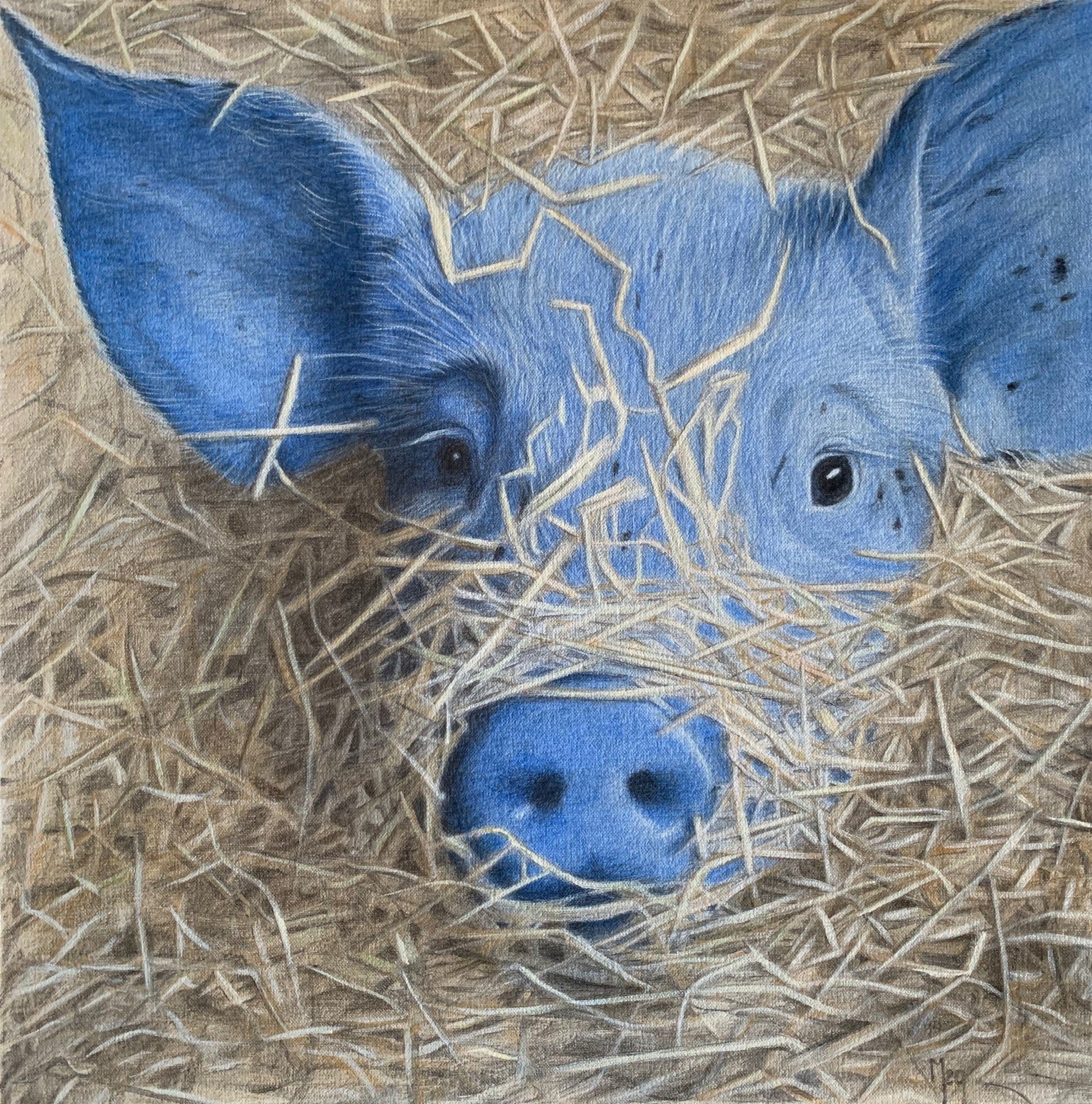 Hi, Babs (40 x 40cm) - ArtFusion.nl