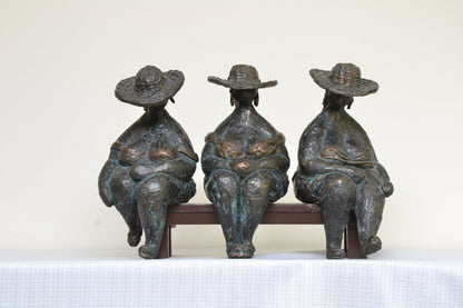 Jouir au Soleil (3 stuks & bankje) - ArtFusion.nl