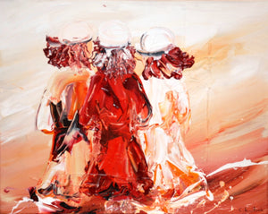 Les amies frivole (80 x 100cm) - ArtFusion.nl