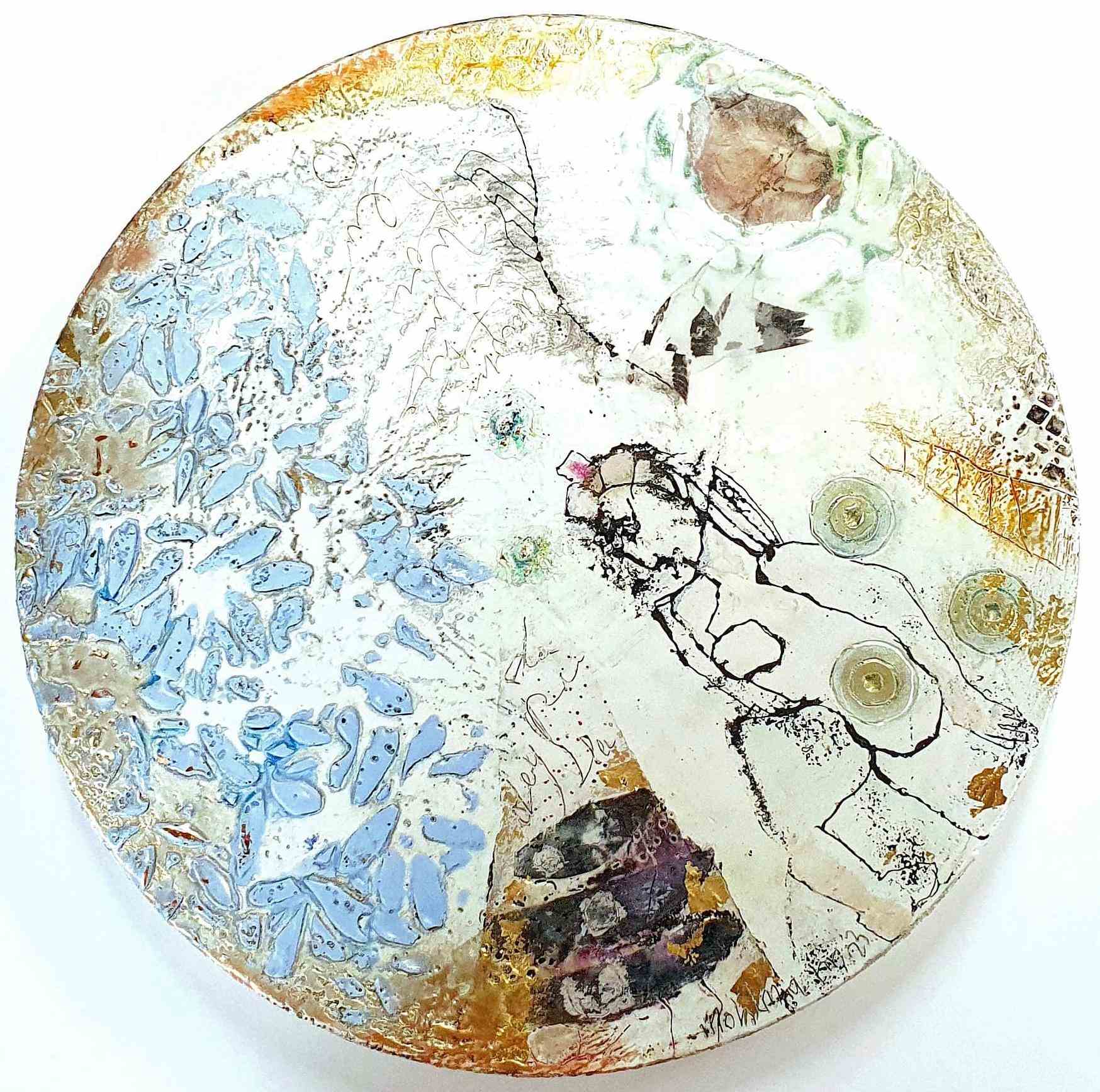 Memories II (20cm rond) - ArtFusion.nl