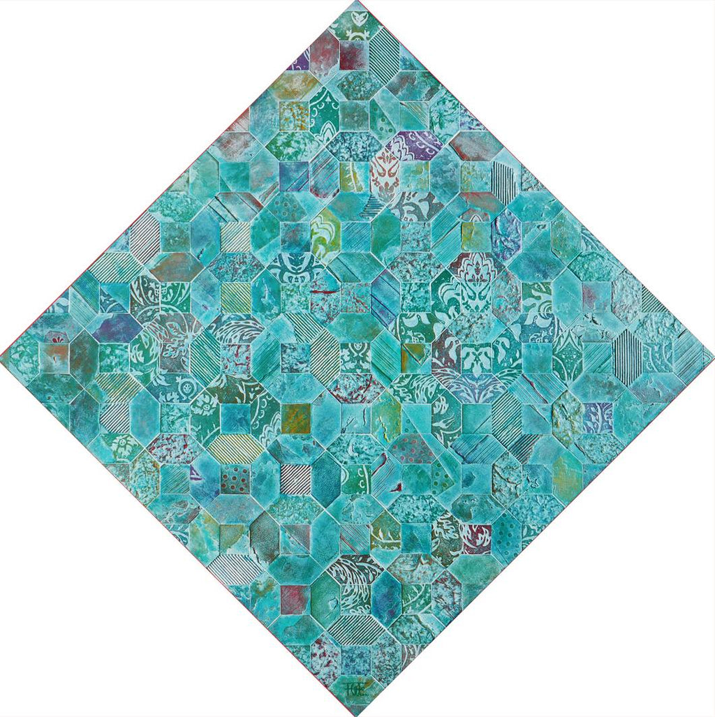 Mozaiek 1 (78 x 78cm) - ArtFusion.nl