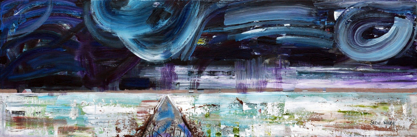 Netherlands, Winter (120 x 40cm) - ArtFusion.nl