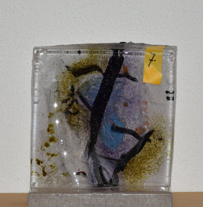 Nr. 7 glas (22 x 20cm) - ArtFusion.nl