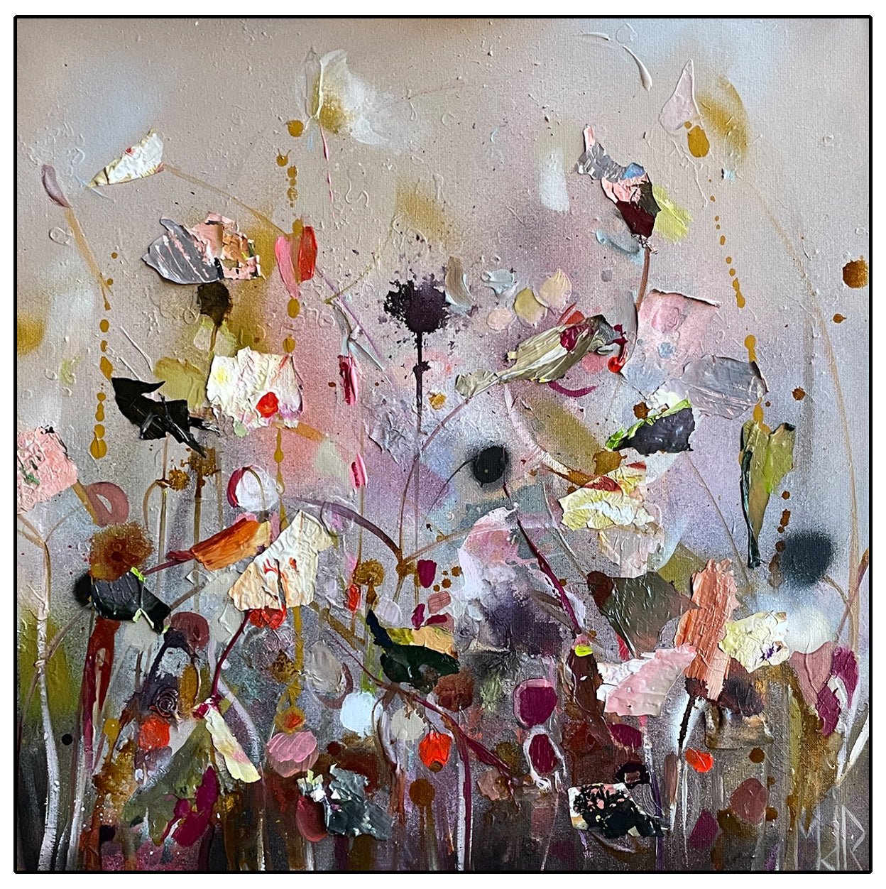 Peaceful pastel (60 x60cm) - ArtFusion.nl