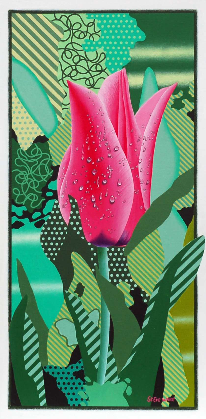 Pink tulip (80 x 40cm) - ArtFusion.nl