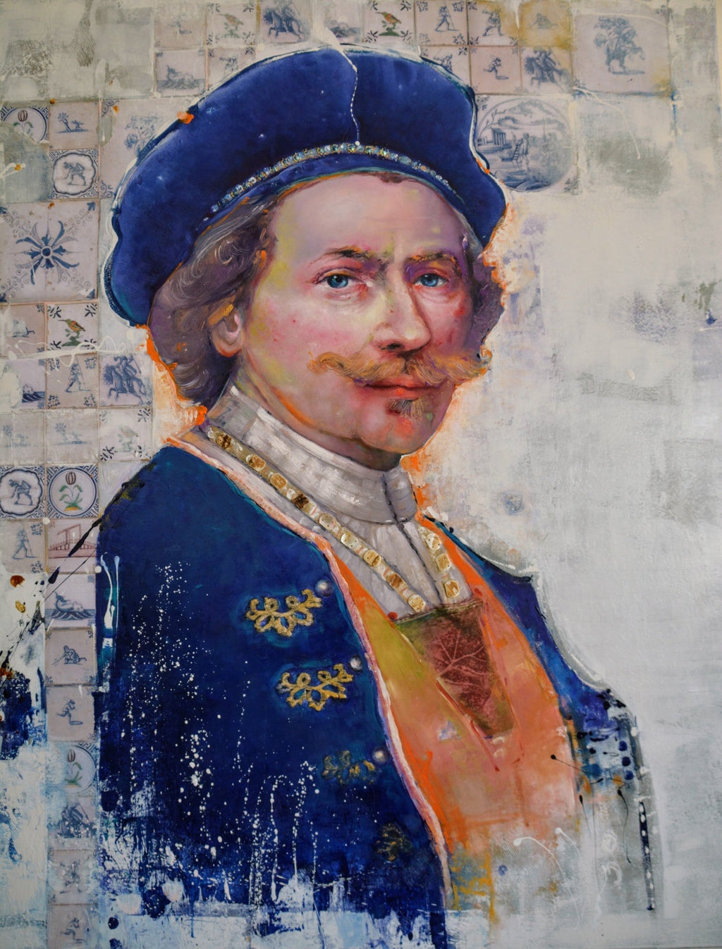 Portrait of Rembrandt (120 x 100cm) - ArtFusion.nl