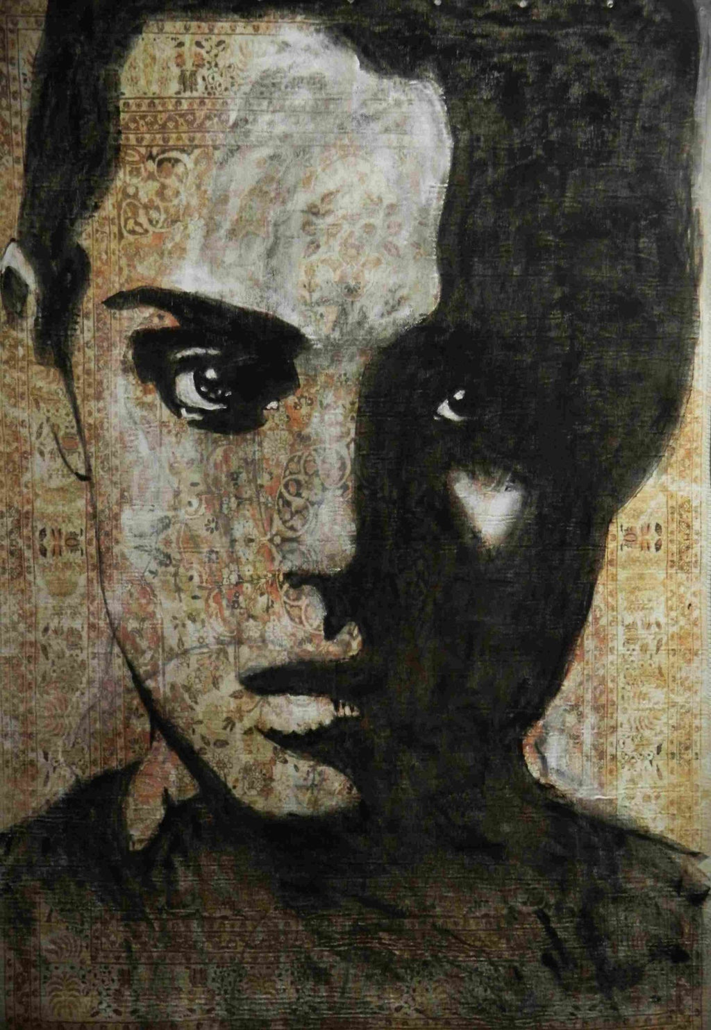Portrait on a carpet 2 (170 x 120cm) - ArtFusion.nl