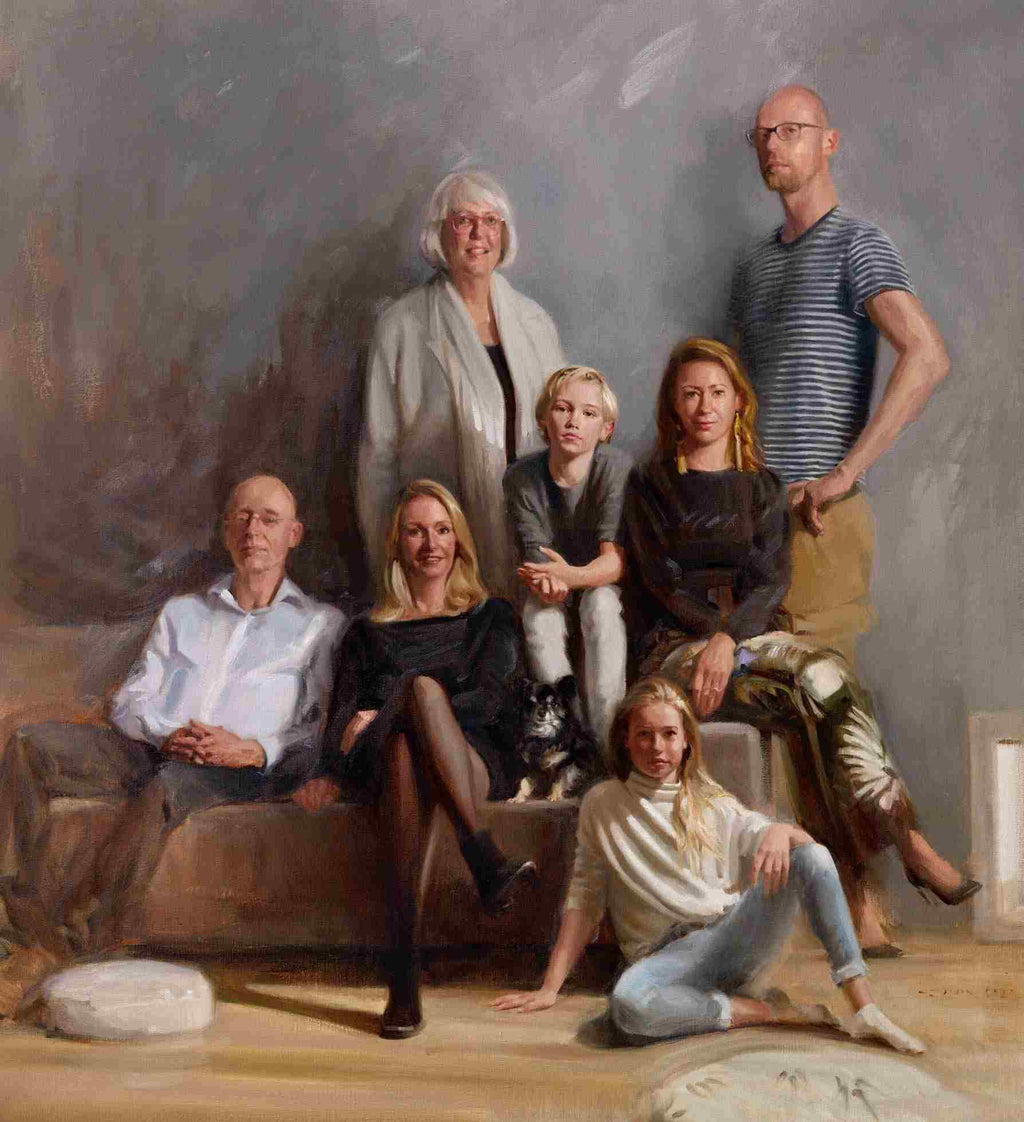 Portretten/Familieportretten (voorbeeld - vanaf €1.750,00 ) - ArtFusion.nl