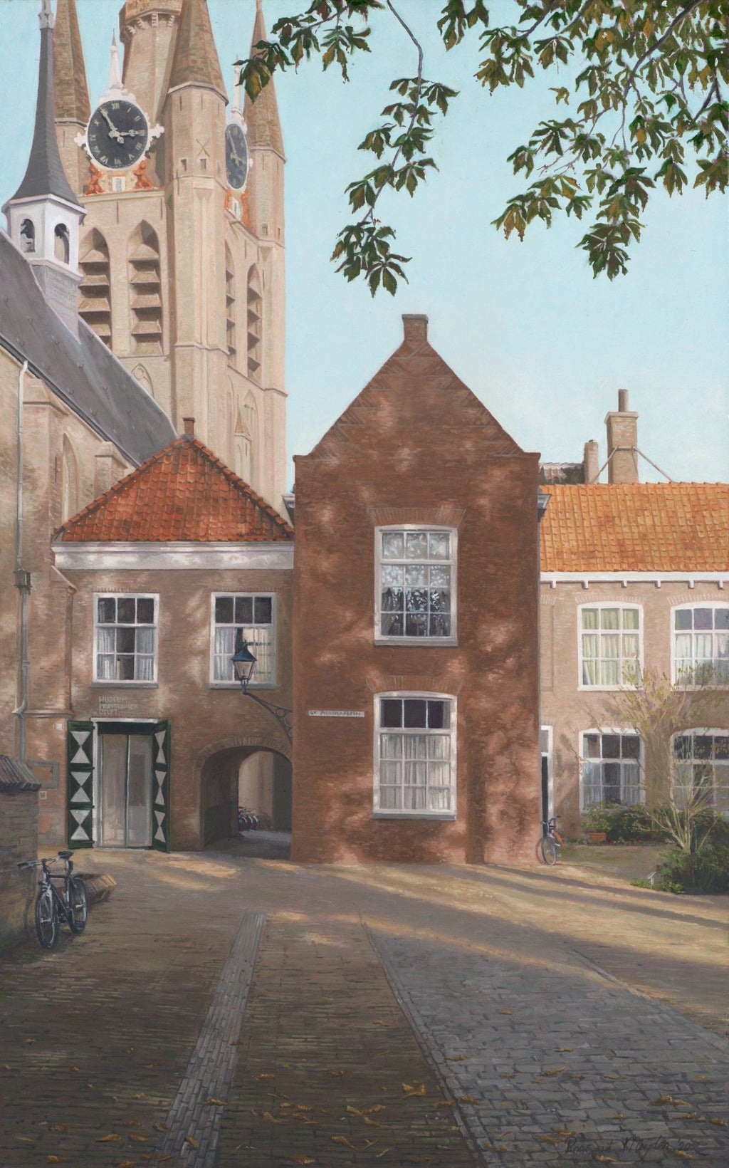 Prinsenhof Delft (40 x 25cm) - ArtFusion.nl