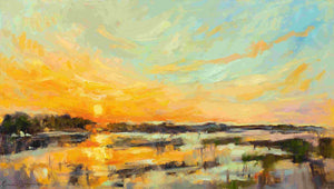 Sunrise (80 x 140cm) - ArtFusion.nl
