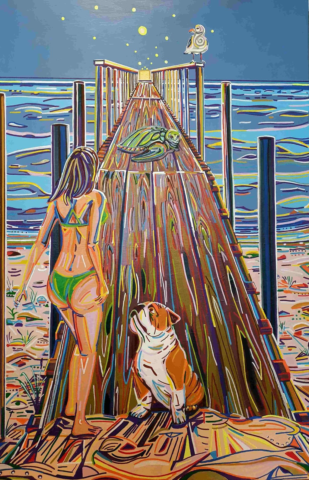 The other side (115 x 75cm) - ArtFusion.nl