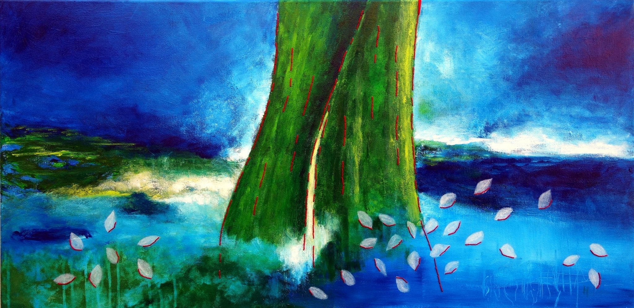 Verstild Landschap 10 (120 x 60cm) - ArtFusion.nl