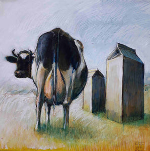 Volle melk (60 x 60cm) - ArtFusion.nl